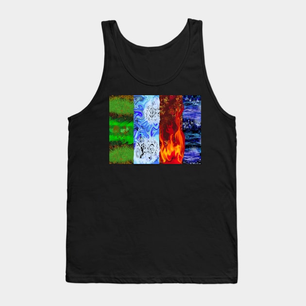 The Four Elements Tank Top by Orchid's Art